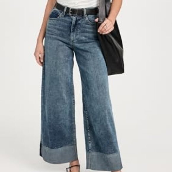 rag & bone Sofie High-Rise Wide-Leg Jeans in Leland NWT 29 - Picture 1 of 5